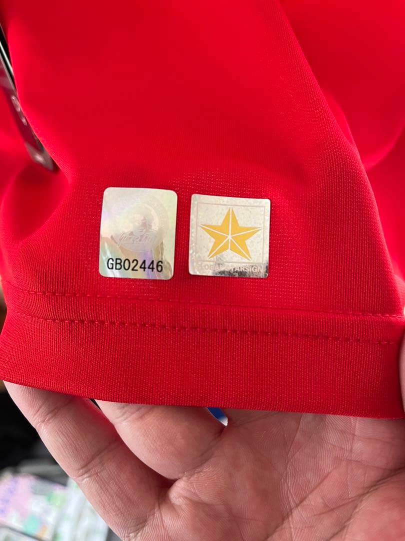 ジェラード　サイン入りユニフォーム　リバプール