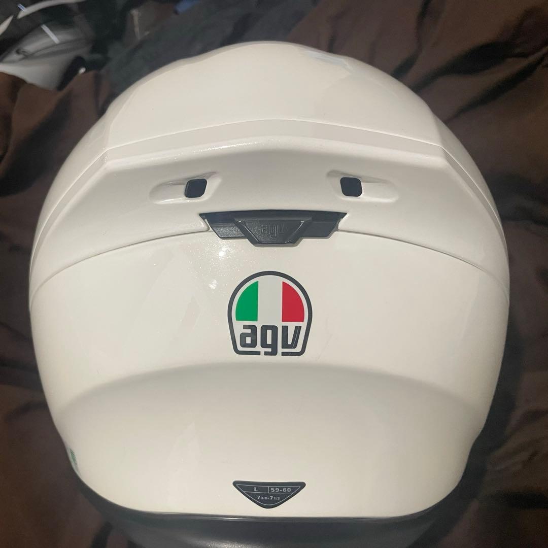 貴重 AGV フルフェイスヘルメット K5S Lサイズ ホワイト