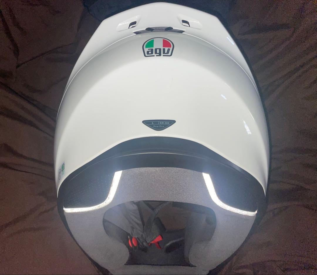 貴重 AGV フルフェイスヘルメット K5S Lサイズ ホワイト