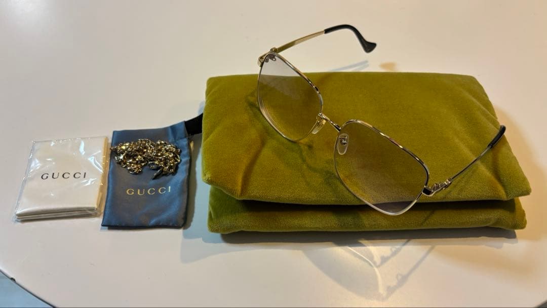 GUCCI グッチ スクエア メガネ サングラス GG1092OA