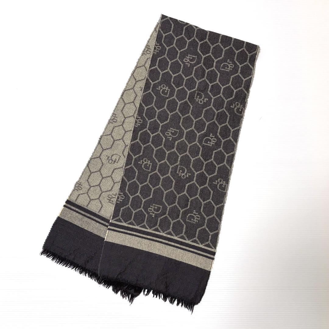 ヴィンテージ Dior ウール マフラー 西ドイツ製