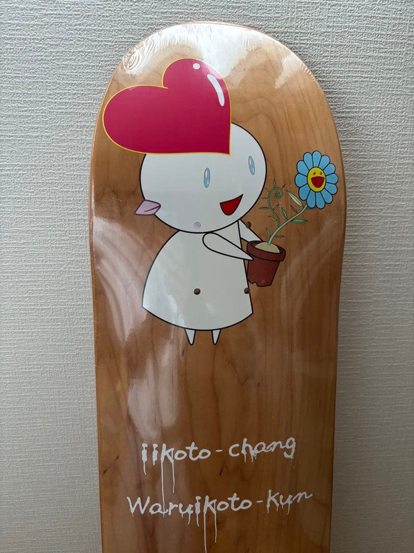 木製スケートボードデッキ　村上隆 Takashi Murakami