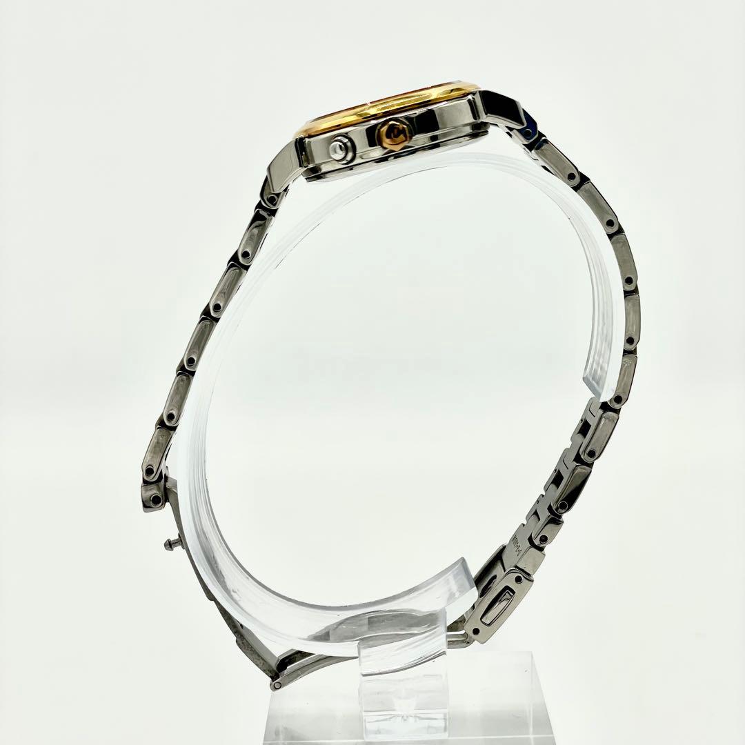 【稼働】セイコー 1B25-0AA0 ルキア 電波ソーラー デイト 腕時計