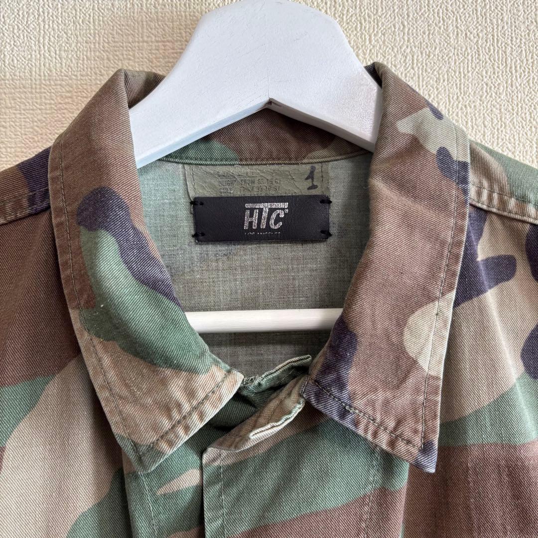 HTC シャツ 迷彩 ステッチ ネイティブ アメカジ ミリタリー
