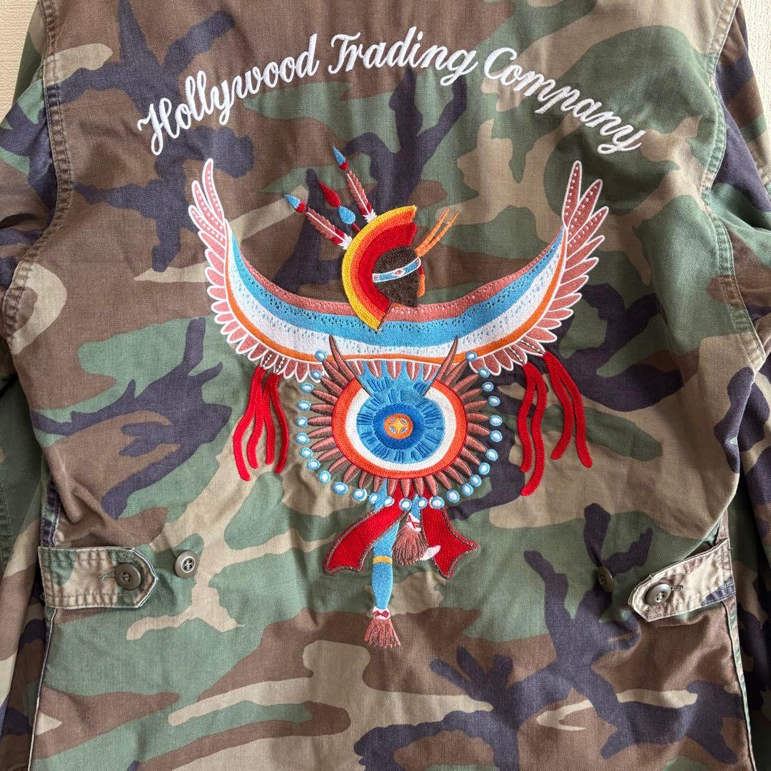 HTC シャツ 迷彩 ステッチ ネイティブ アメカジ ミリタリー
