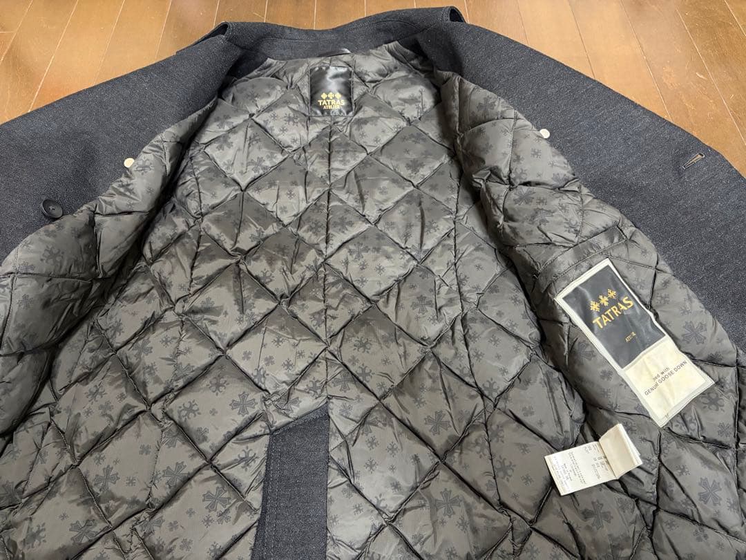 国内正規品タトラスダークグレー ダウンコートTATRAS 格安