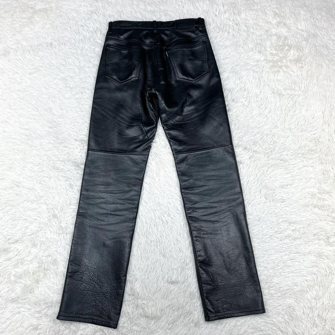 美品 クシタニ レザーパンツ ライディングパンツ レザーパッチ ウォッシャブル