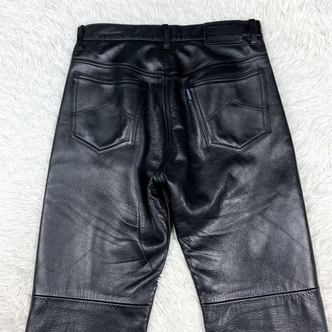 美品 クシタニ レザーパンツ ライディングパンツ レザーパッチ ウォッシャブル