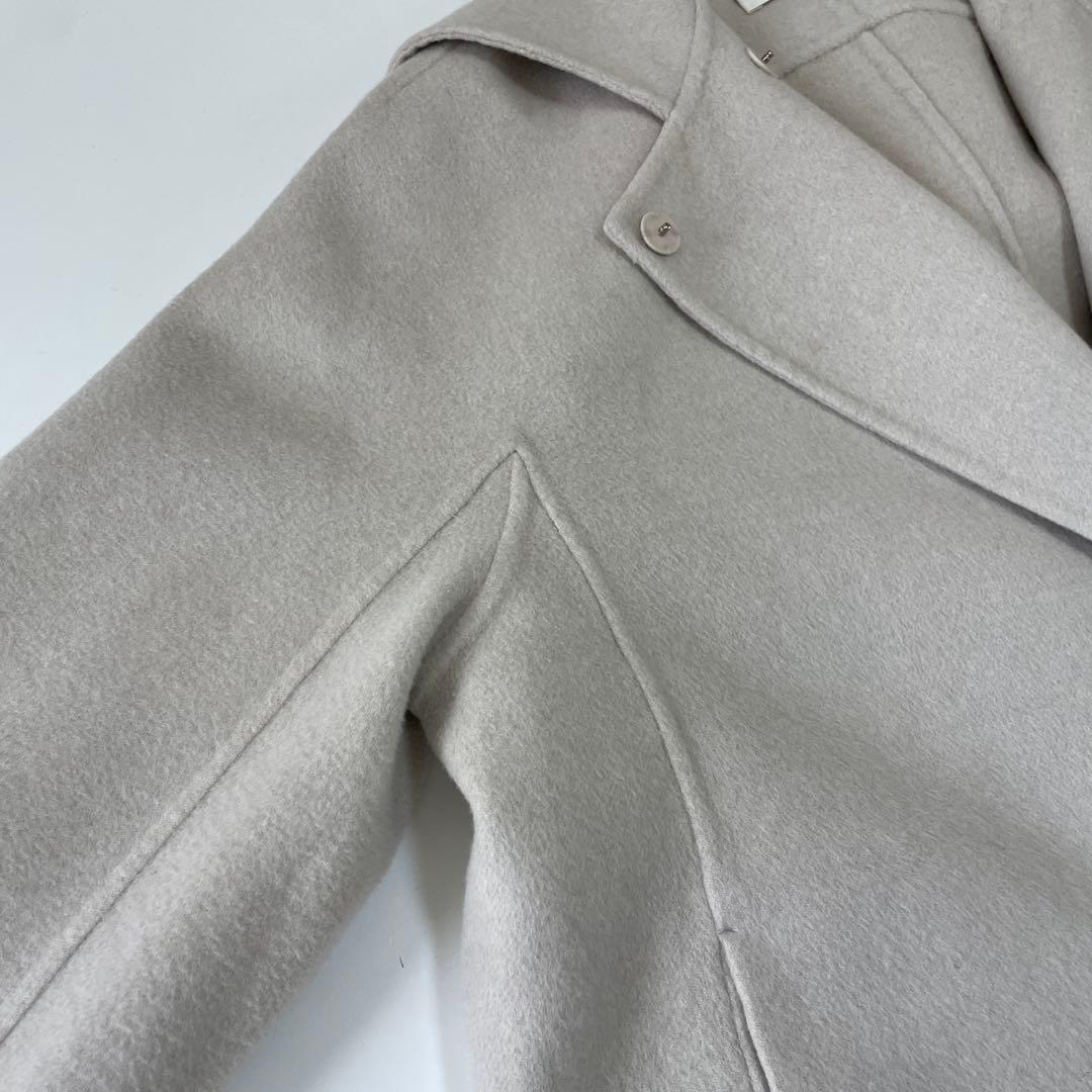 美品♡ ボールジィ プレミアムウール リバーフーデットコート ベージュ 36