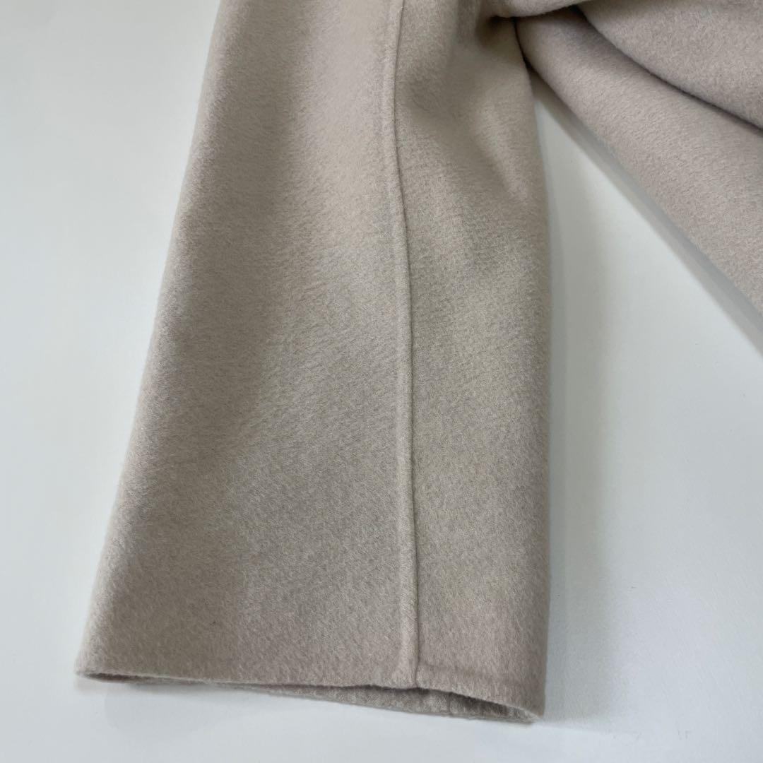 美品♡ ボールジィ プレミアムウール リバーフーデットコート ベージュ 36