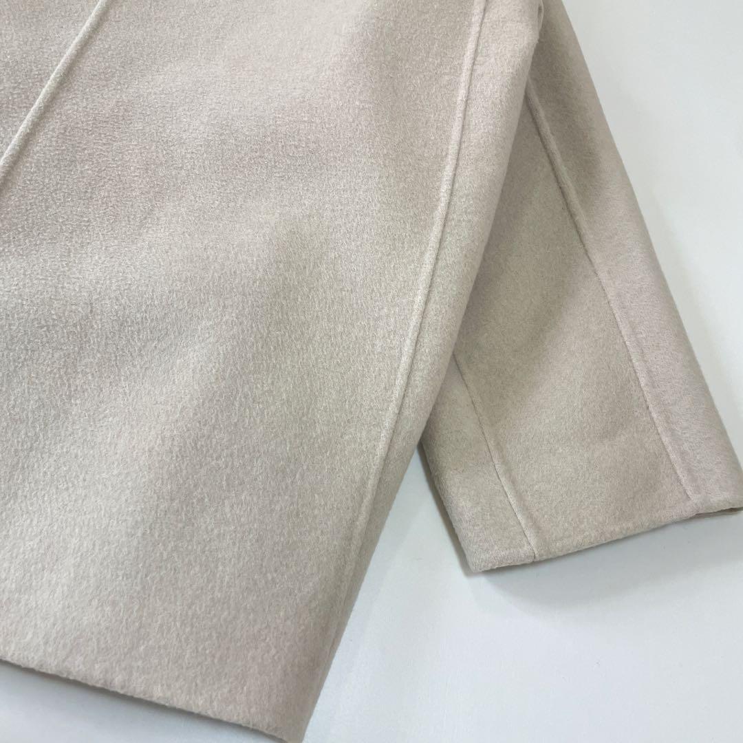 美品♡ ボールジィ プレミアムウール リバーフーデットコート ベージュ 36