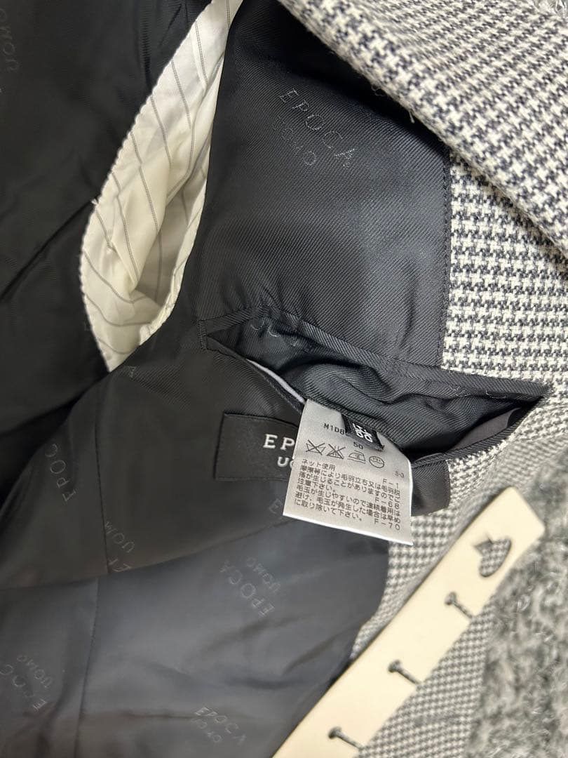 美品　百貨店購入　EPOCA UOMOテイラードジャケット　50