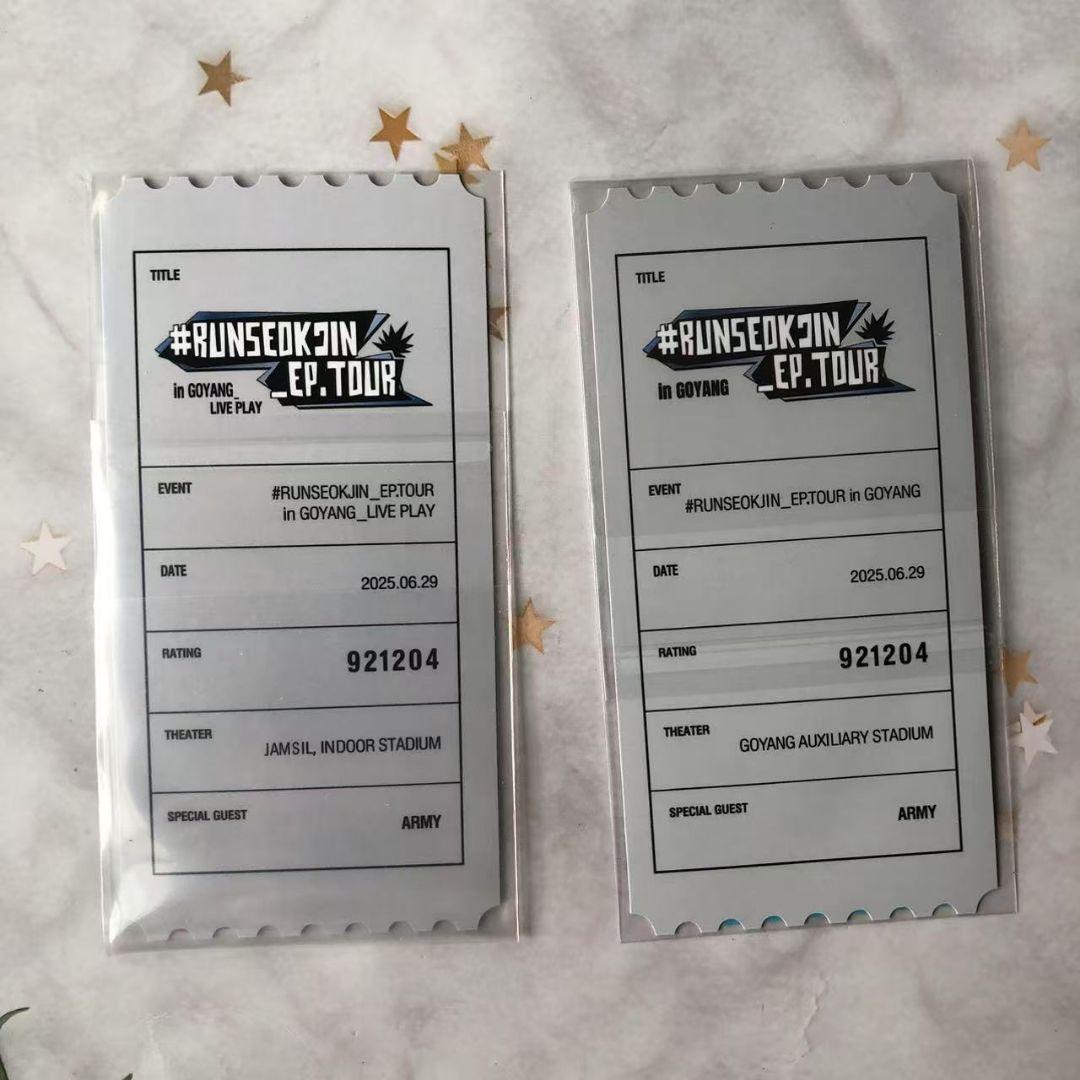 RUNSEOKJIN_EP.TOUR 韓国 6/29 トレカ 2種セット
