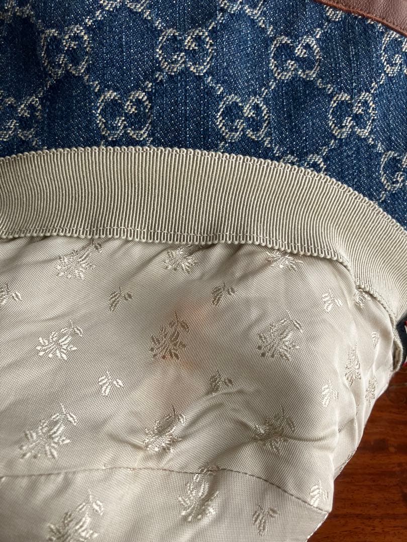 グッチ　GGパターン デニム バケットハット