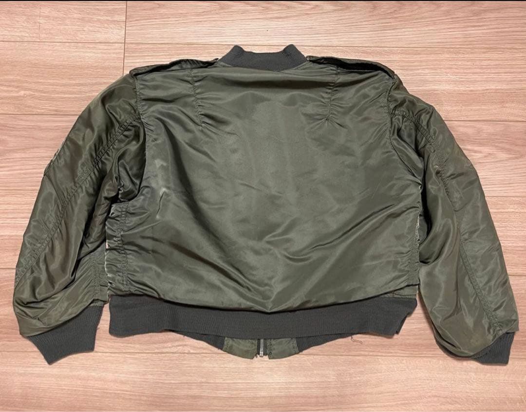 80s ALPHA アルファ L-2B 民間 ミリタリー 古着