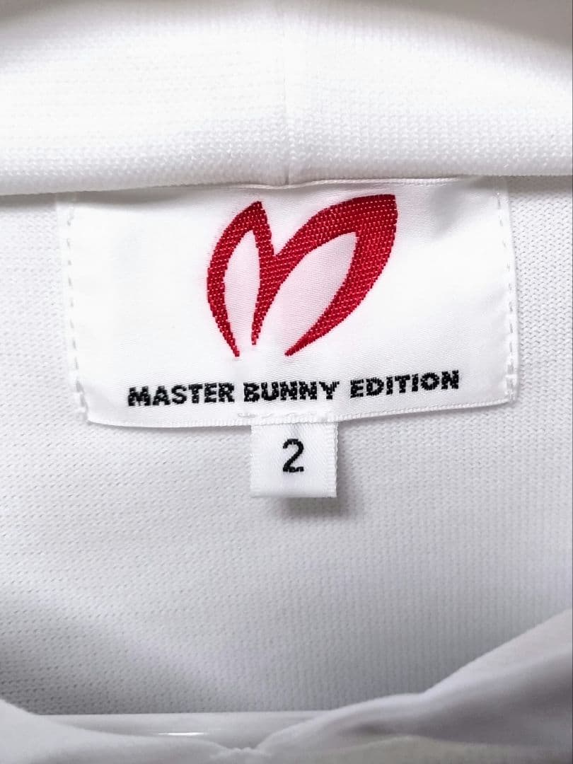 美品　マスターバニー　ニット　パーカー　プルオーバー　白　24年モデル