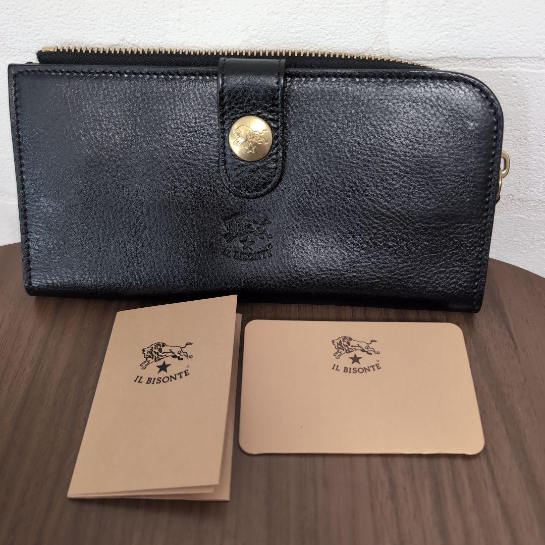 IL BISONTE ブラック 長財布
