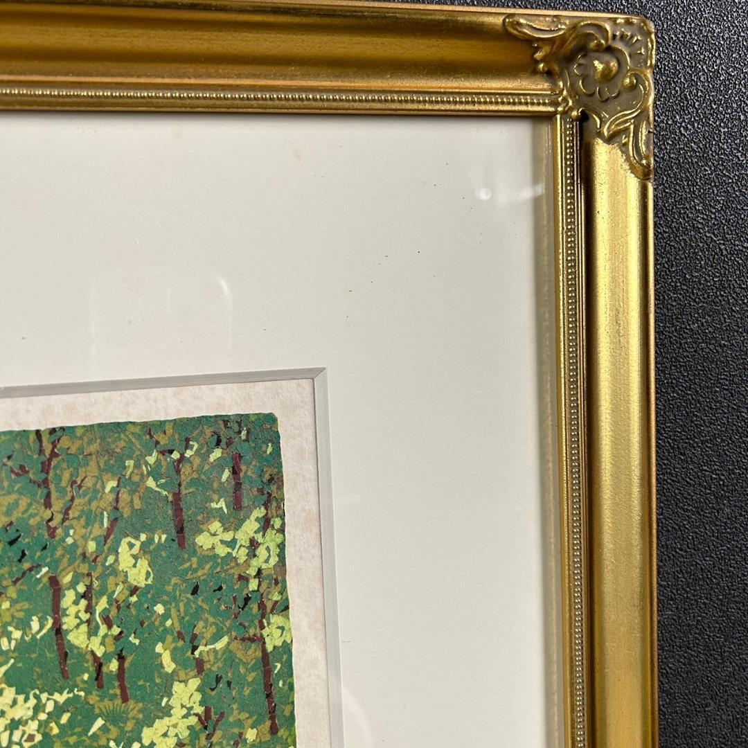 山下清「トンネルのある風景」リトグラフ 落款有 保証書有 あずま工芸 裸の大将