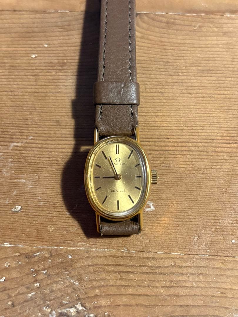 OMEGA DEVILLEラウンド　手巻き　VINTAGEウォッチ