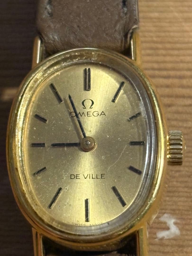 OMEGA DEVILLEラウンド　手巻き　VINTAGEウォッチ