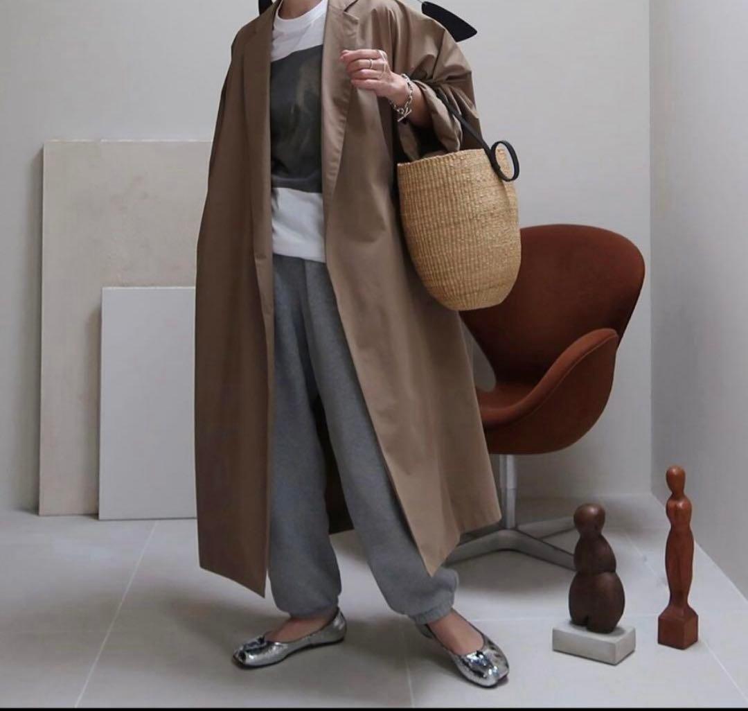 ジャケット・アウター ARGUE ESSENTIAL WIDE OVER TRENCH COAT