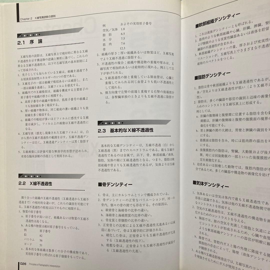 小動物の臨床X線診断 [第2版]