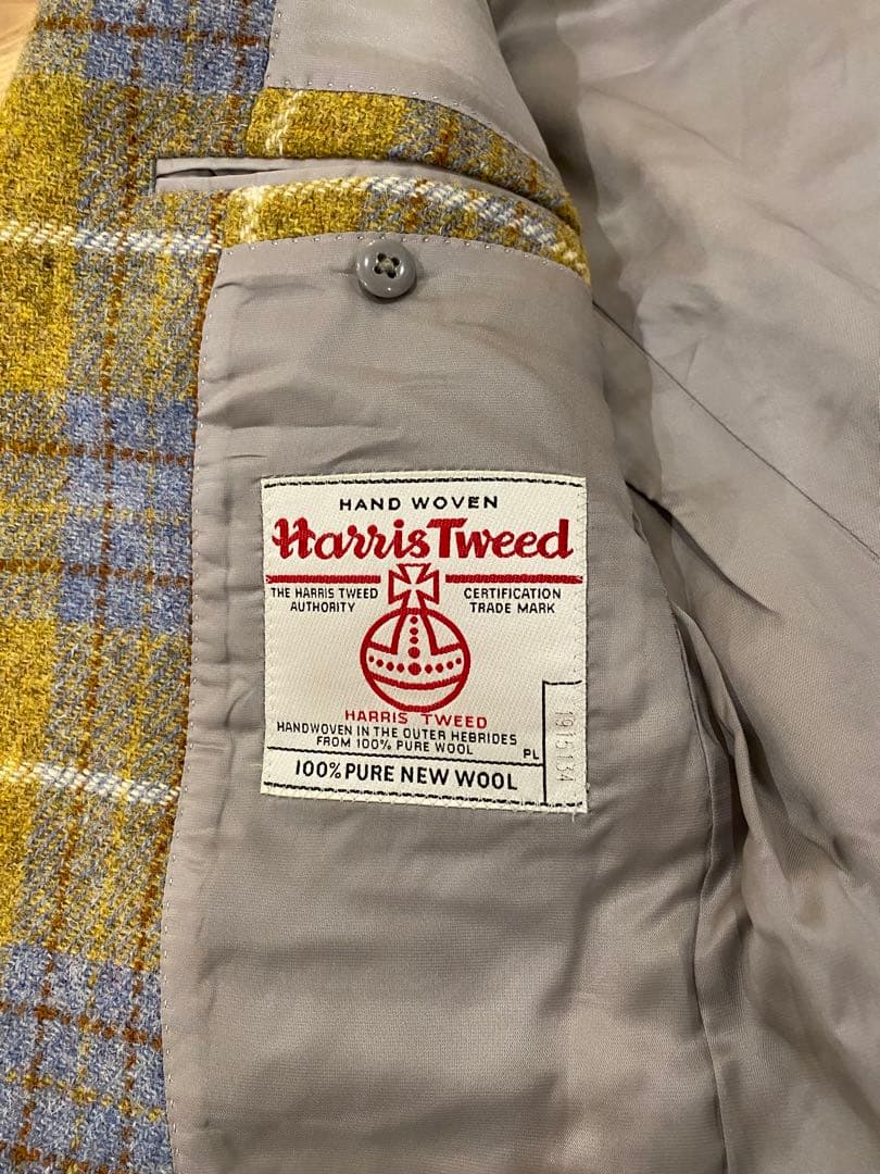 Harris Tweed ルシック テーラードジャケット チェック
