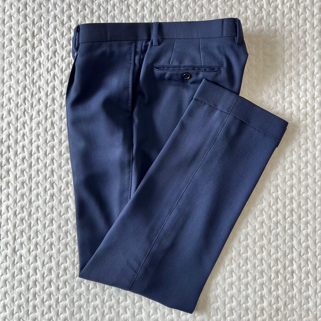 Brilla per il gusto ブリッラ ネイビーソリッドスーツカノニコ