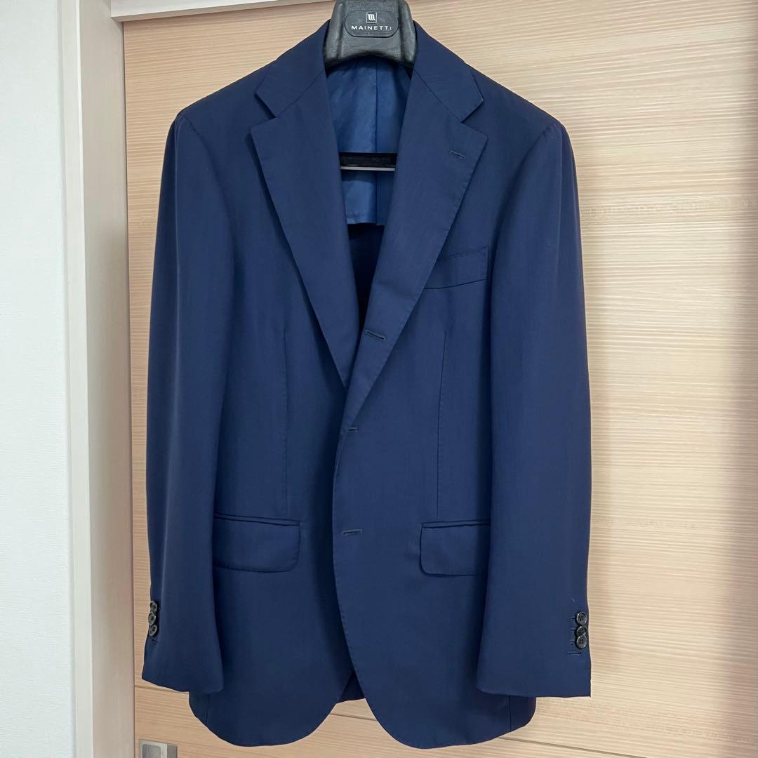 Brilla per il gusto ブリッラ ネイビーソリッドスーツカノニコ