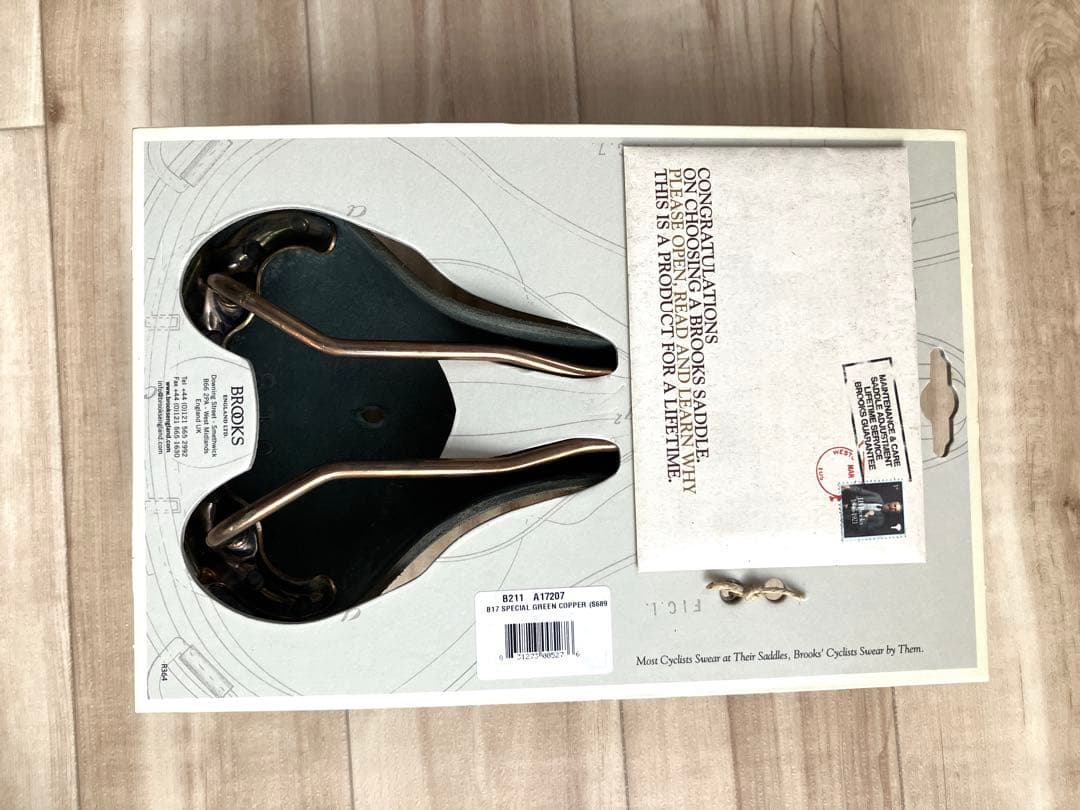 ブ*ー様 ブルックス サドル B17 Special Green Copper,
