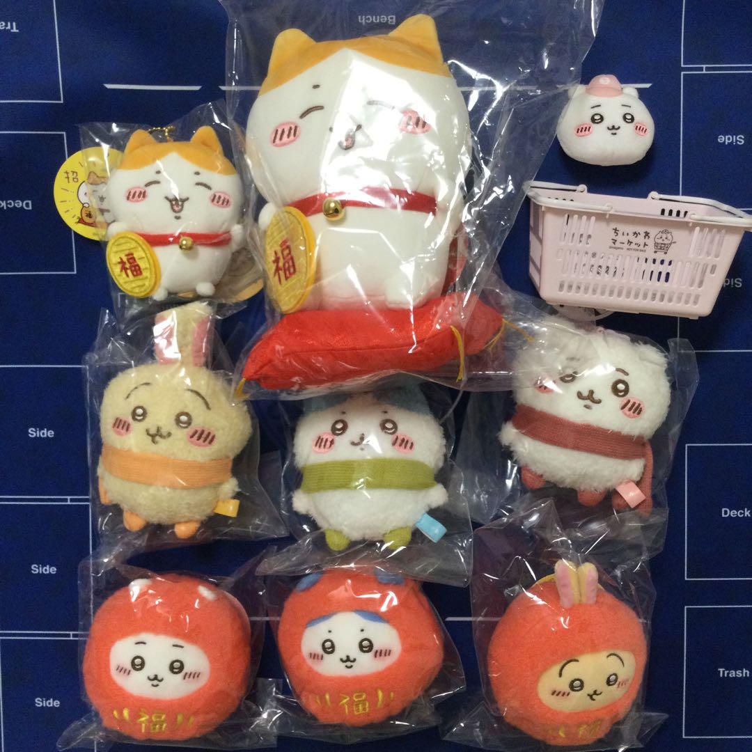 ちいかわ　うさぎ　ハチワレ　招福　マスコット　ぬくぬく　ダルマ　ノベルティ　他