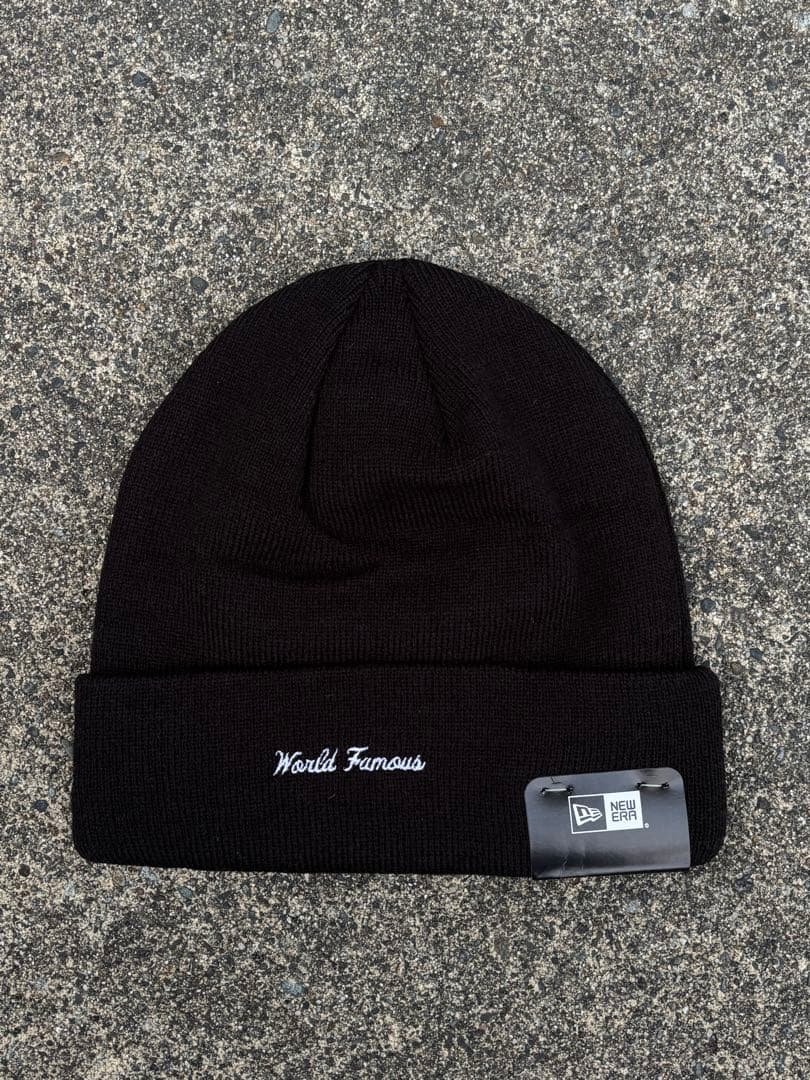 [新品] Supreme ブラック ペイズリー ビーニー ニット帽