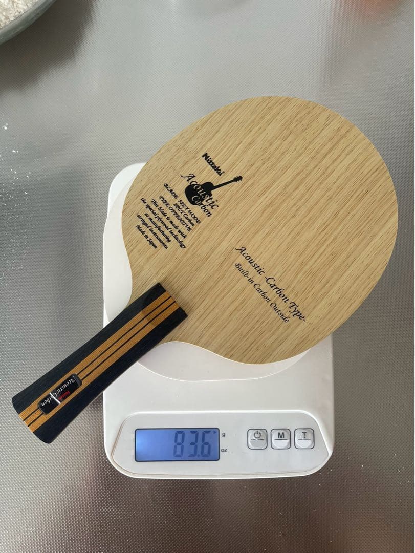 Nittaku アコースティックカーボン　卓球ラケット