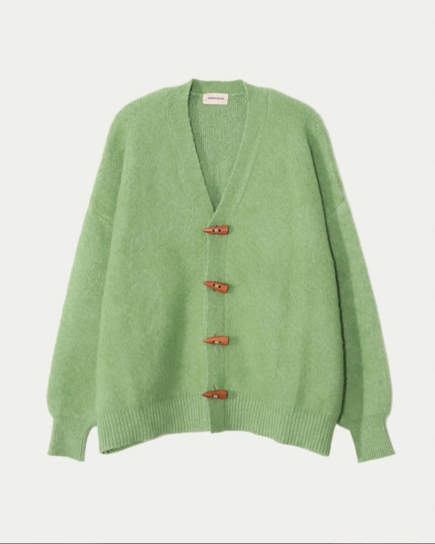 アンバークリーム　モイストニットカーディガン