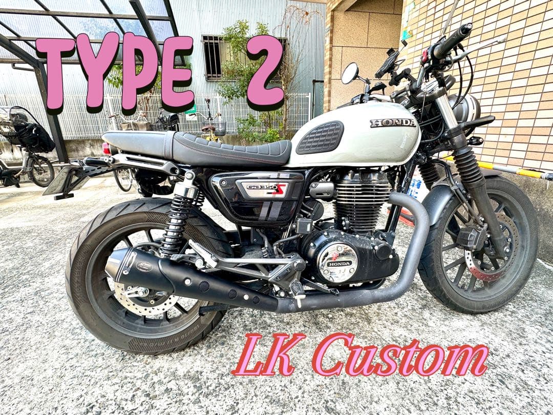 セール　新品　ホンダGB350s／350用マフラーgemspeed製　type2