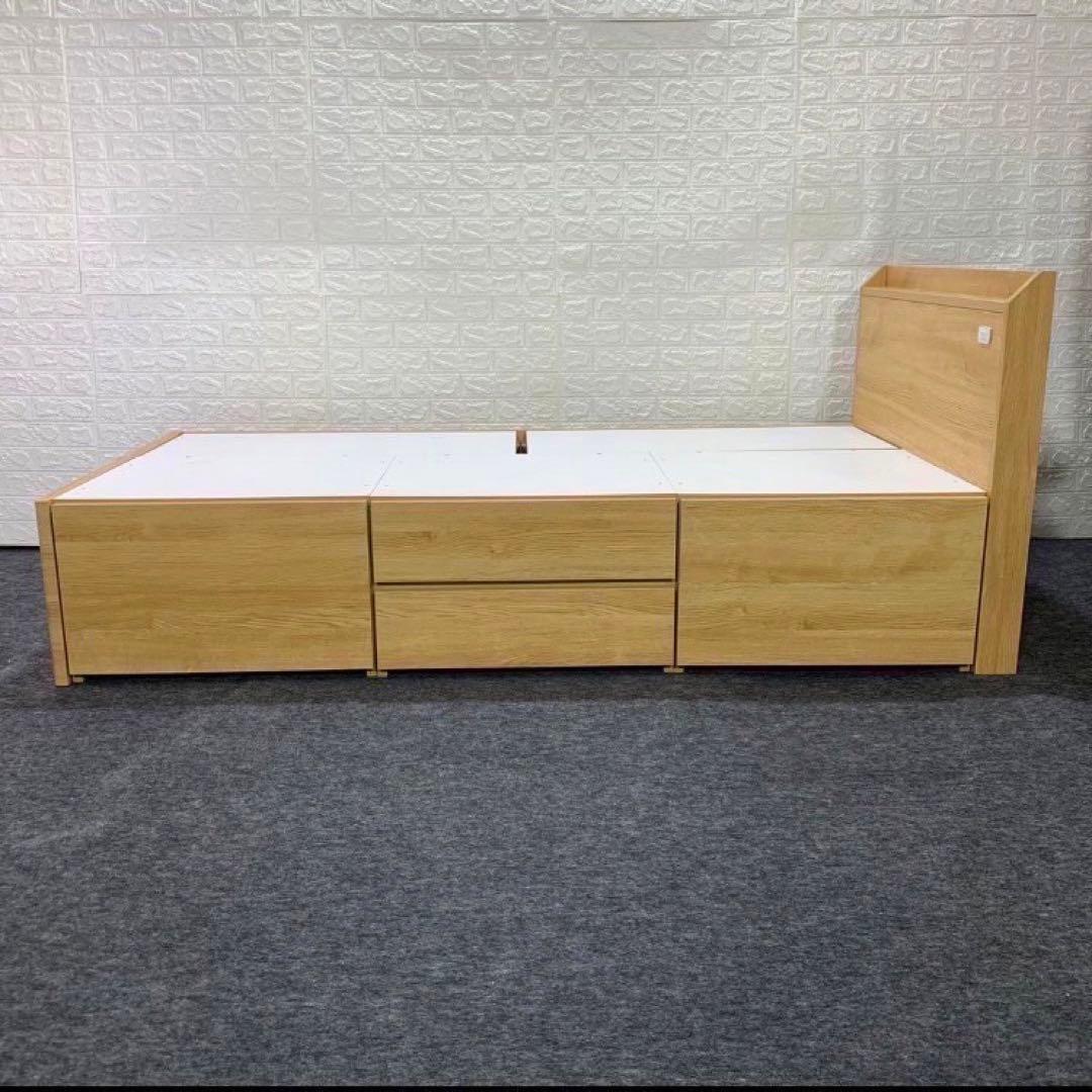 ニトリ ベッドフレーム ジオチェスト 収納 シングル nitori d4670