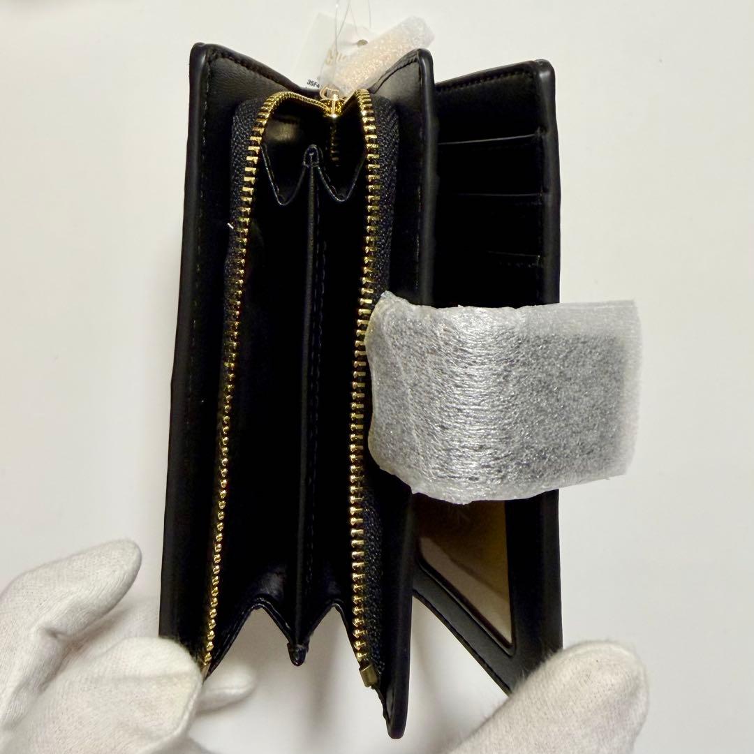 MICHAEL KORS 二つ折り財布　財布　ブラックコンボ