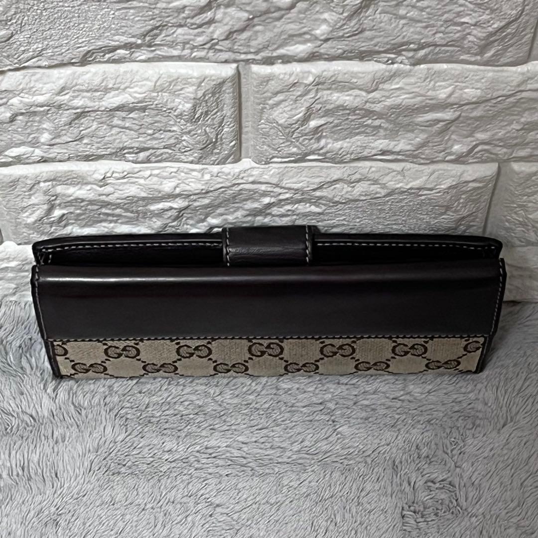 人気✨GUCCI グッチ 長財布 GG柄 キャンバス ラブリーハート ゴールド
