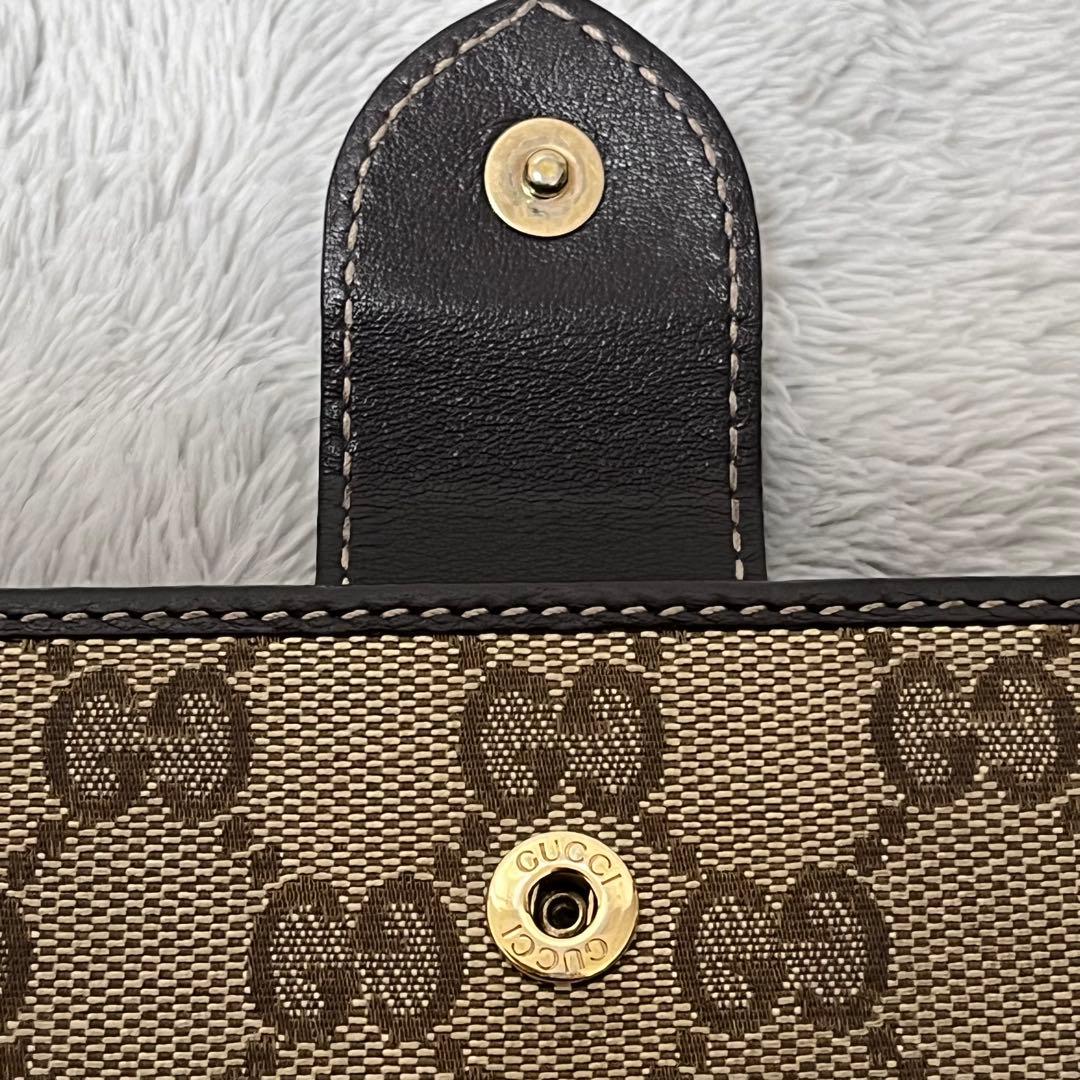 人気✨GUCCI グッチ 長財布 GG柄 キャンバス ラブリーハート ゴールド