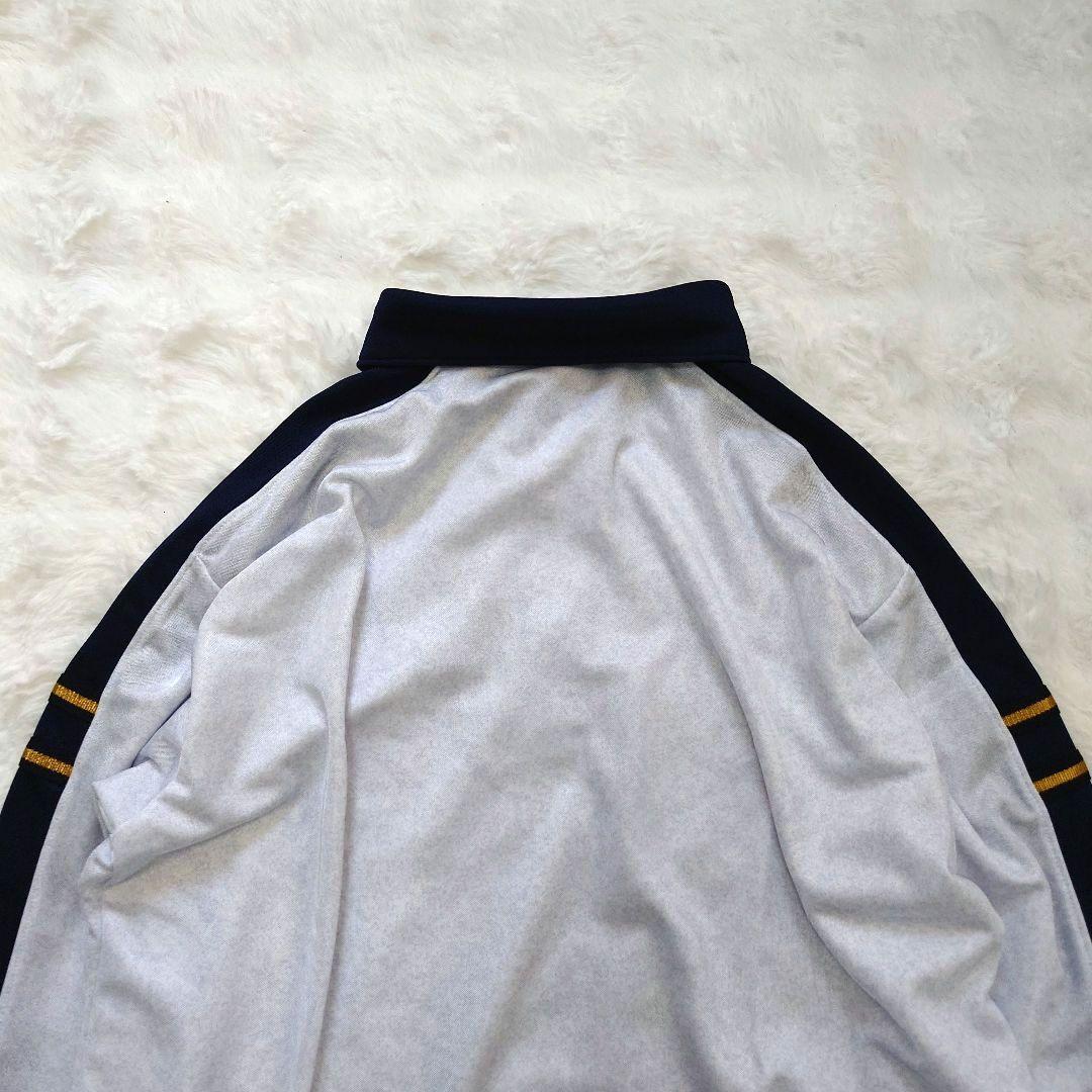 【良品】asics 日本バレーボール協会 長袖ポロシャツ グレー Mサイズ