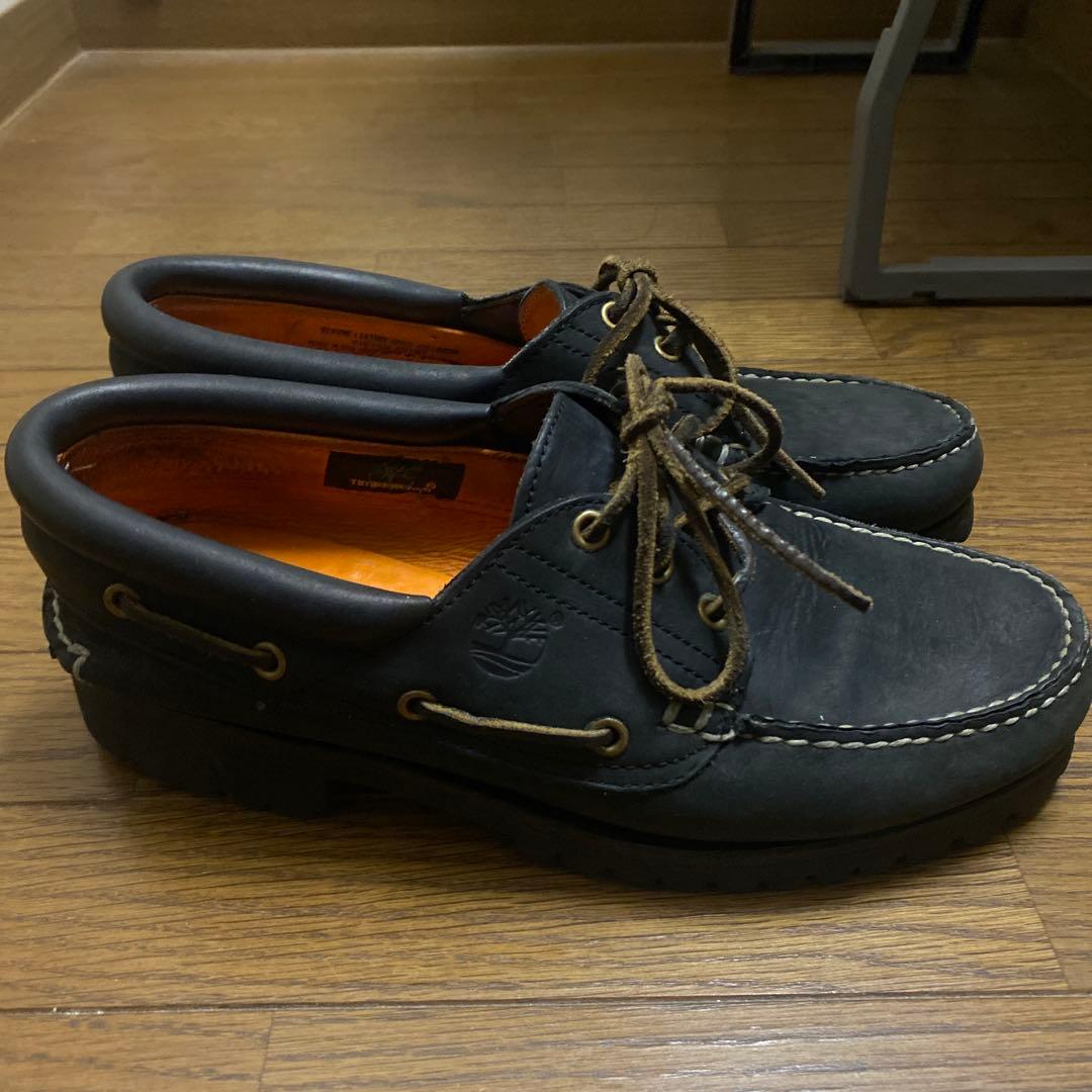 【もんち】timberland 90s 3eye black usa製