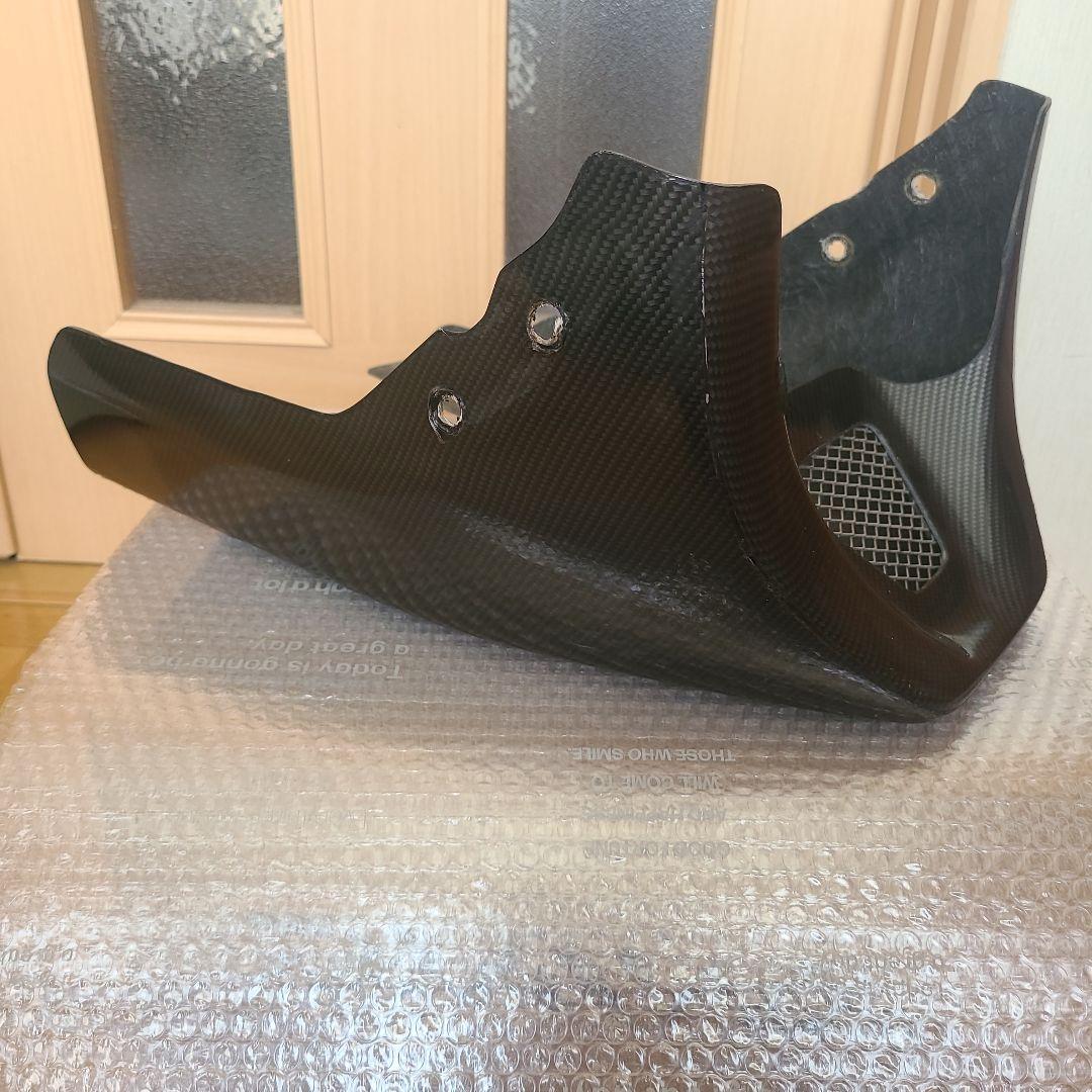 Vmax1200専用パーツ　アンダーカウル　カーボン柄ラッピング