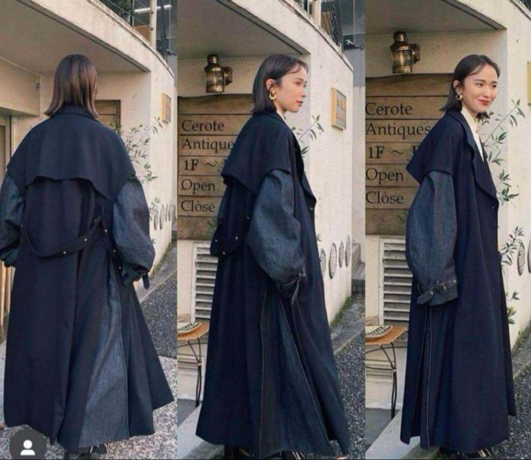 【美品】Knuth Marf 3way unique trench coat