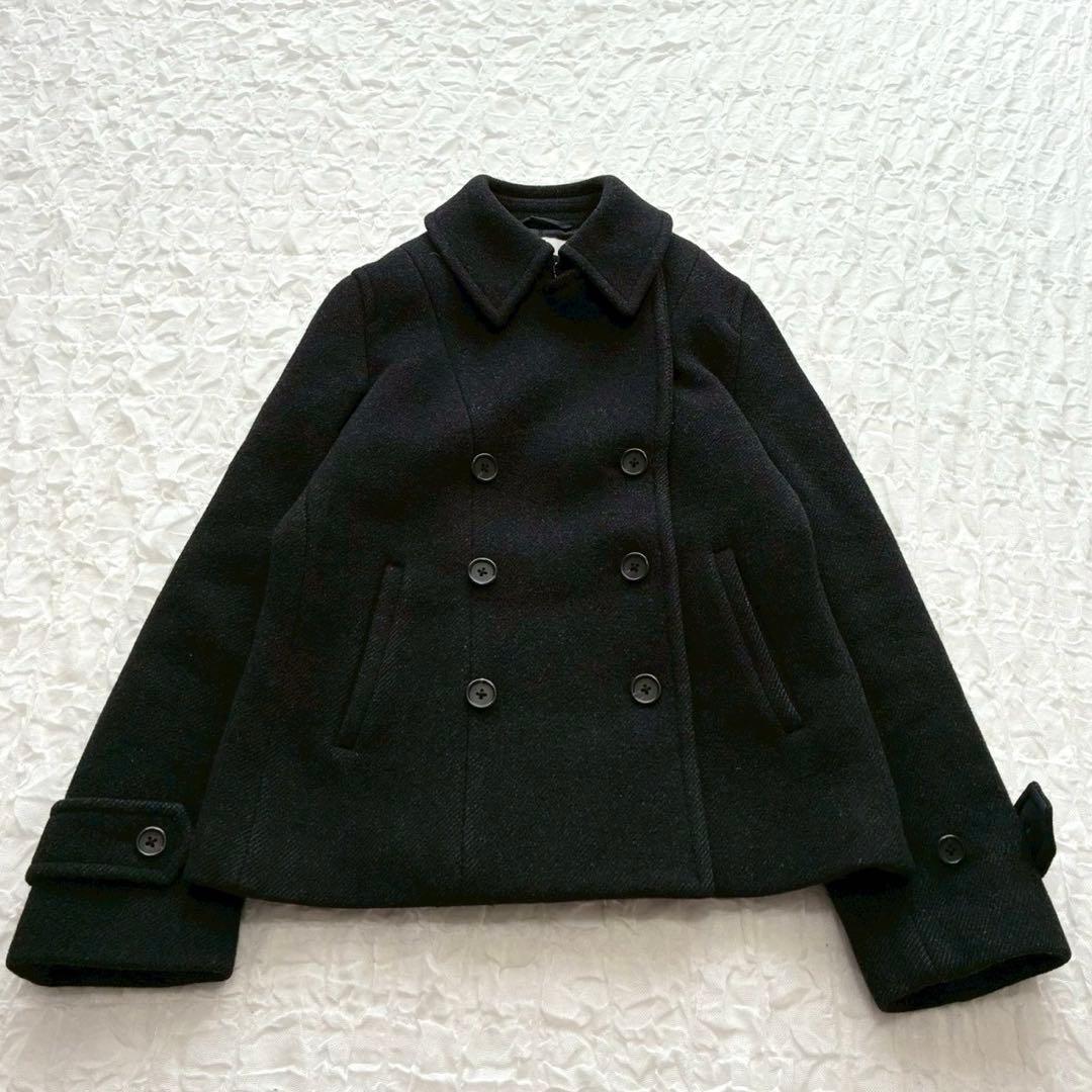 マーガレットハウエル ピーコート Ⅱ カシミヤ ショート丈 日本製 メルトン