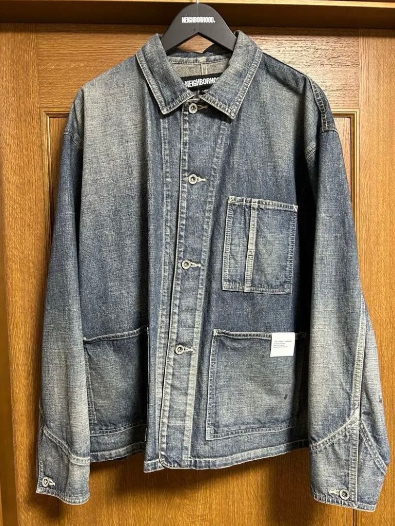ジャケット・アウター WASHED SHORT COVERALL JACKET