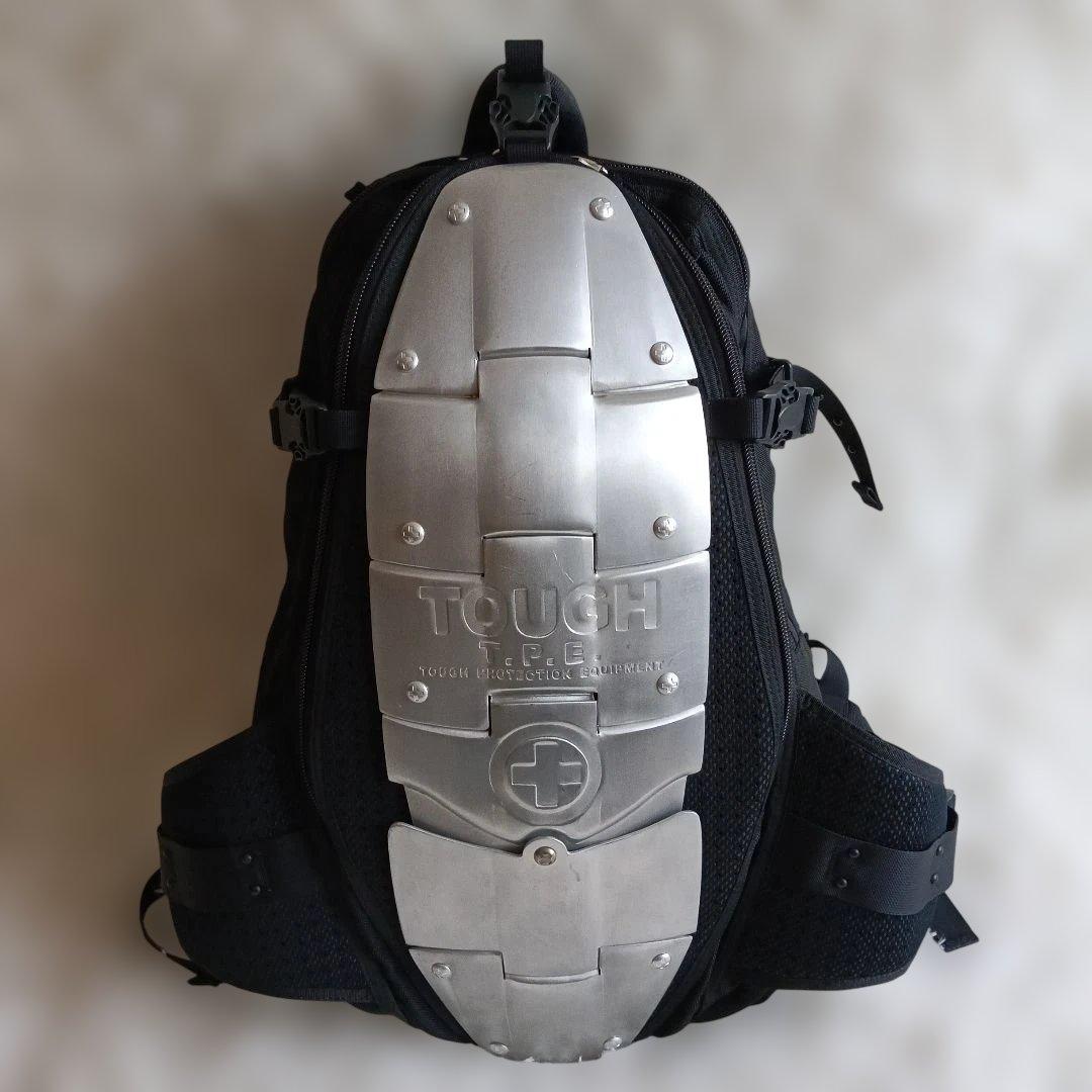 TOUGH jeansmith バックパック アルミプレート バイカー