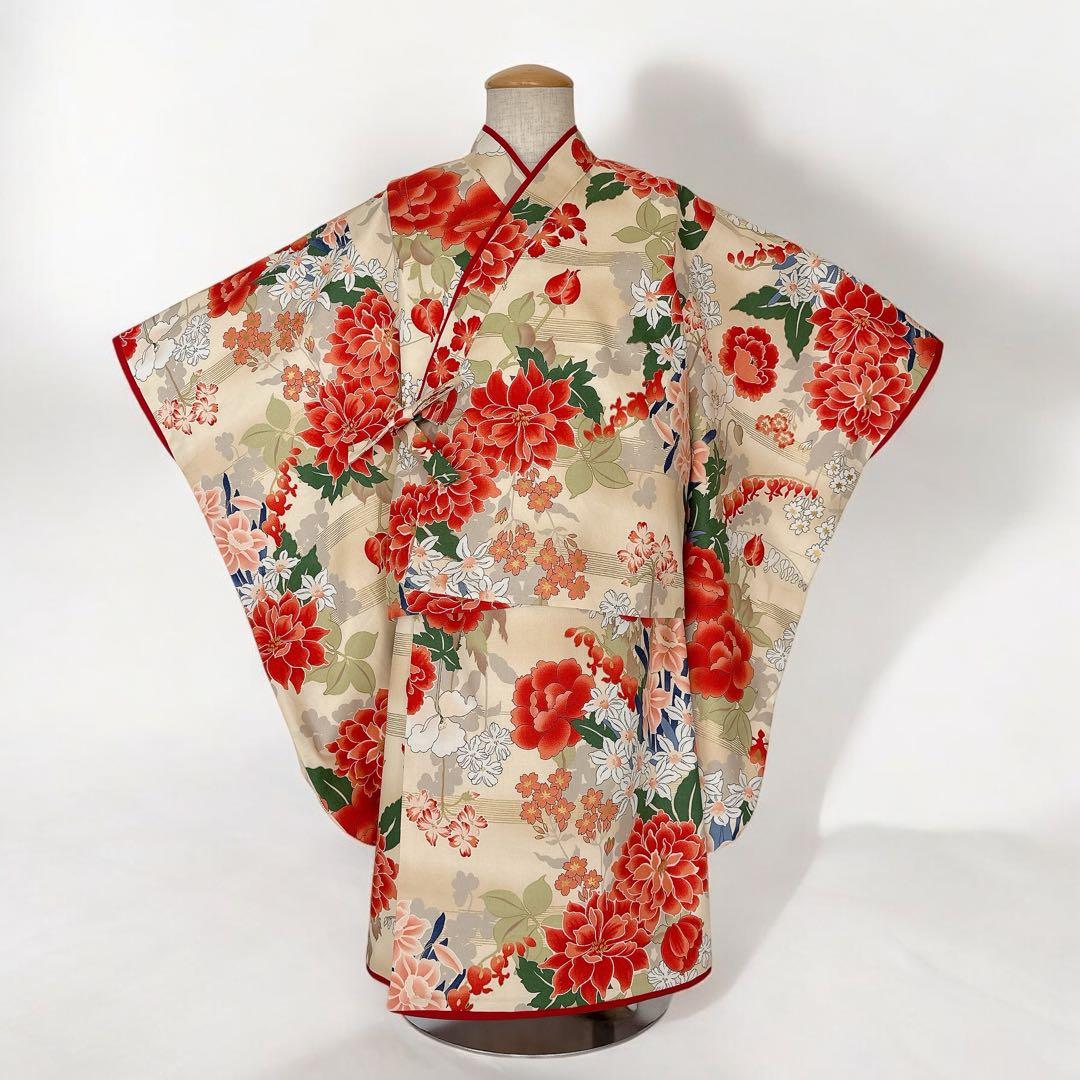 あす★［ぼたん］二部式着物単品 ꕤハンドメイドꕤ 七五三 3歳 女の子