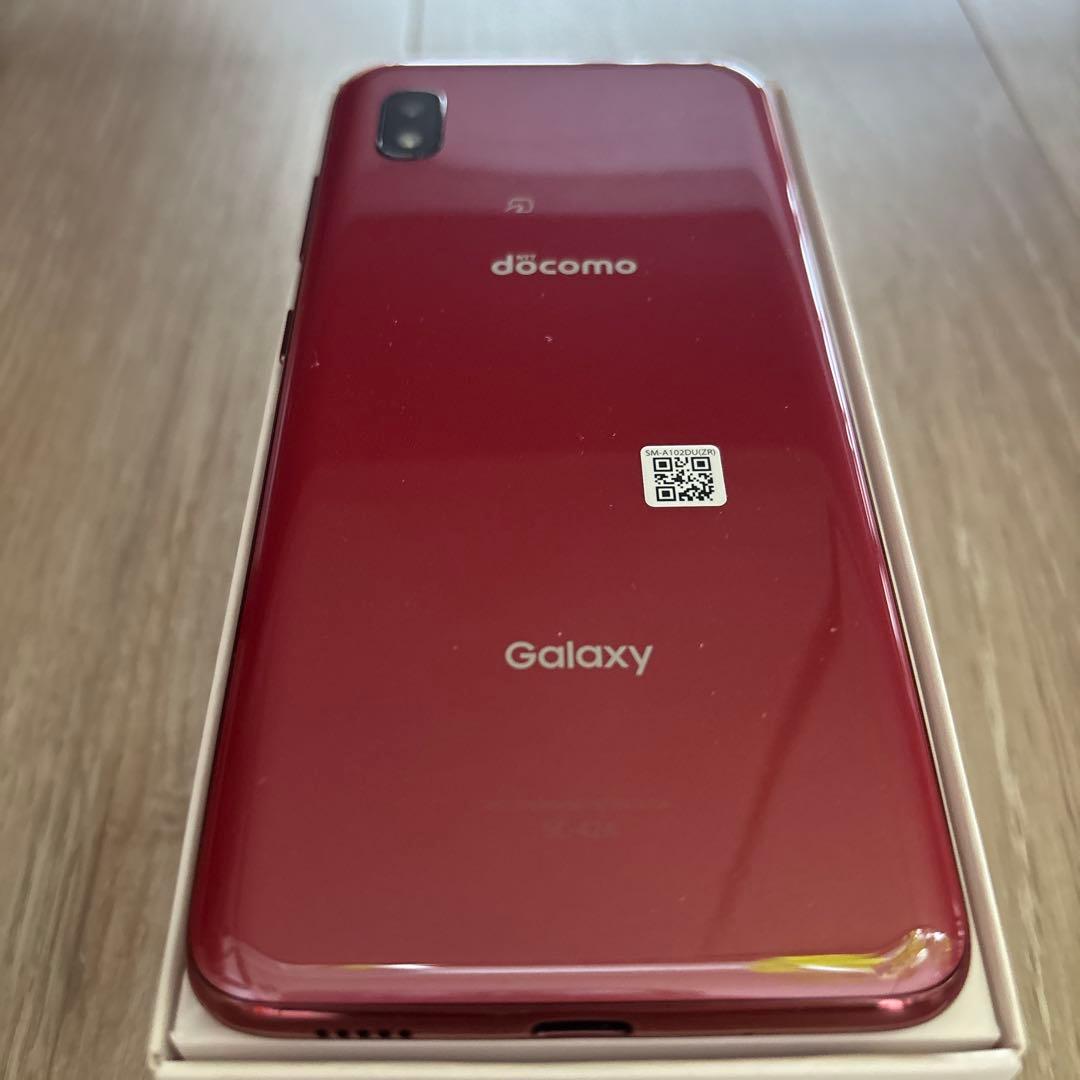 docomo Galaxy A21 SC-42A レッド