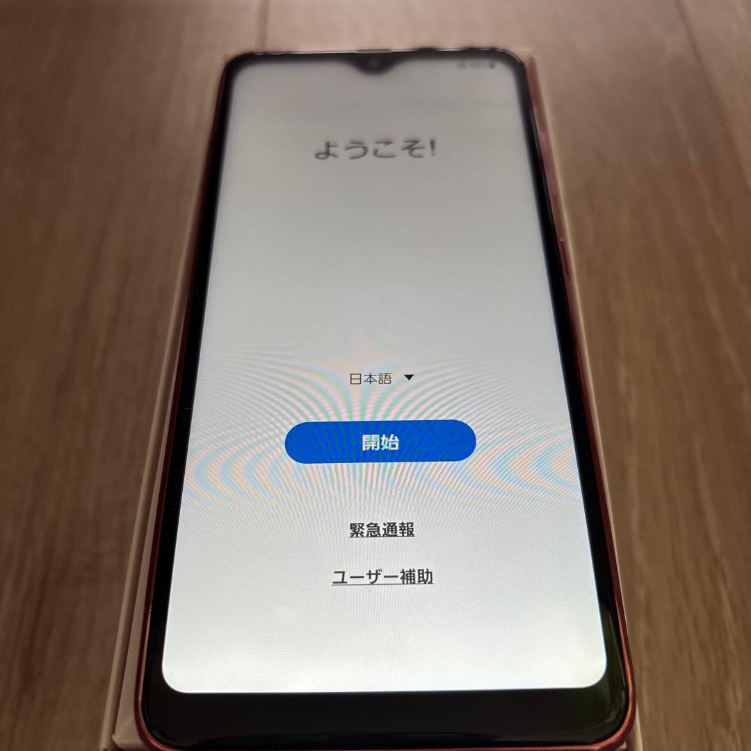 docomo Galaxy A21 SC-42A レッド
