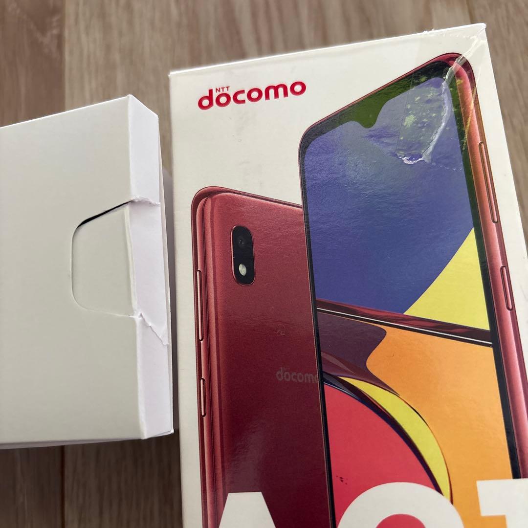 docomo Galaxy A21 SC-42A レッド